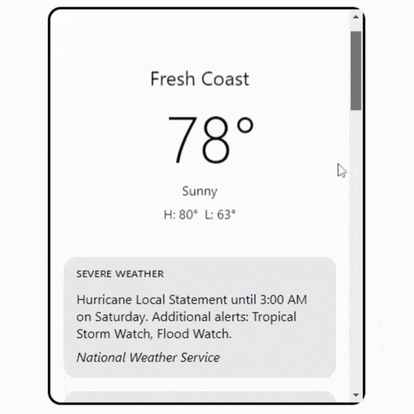 Design Weather App Interface using HTML and CSS.gif